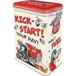 Motomania kick - start your day!, bote de conserve