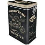 Nostalgic art goodyear - motorcycle, bo�te de conserve