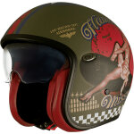 Premier vintage pin up, casque ouvert Premier vintage pin up, casque ouvert