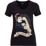 Queen kerosin we can do it, t - shirt femme