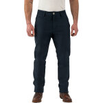 Rokker black jack chino navy, pantalon en textile unisexe