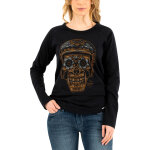 Rokker la catrina, t - shirt  manches longues pour femmes