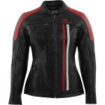 Rusty stitches alice, veste en cuir pour femmes