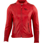 Rusty stitches amanda, veste en cuir pour femmes