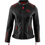 Rusty stitches amanda, veste en cuir pour femmes