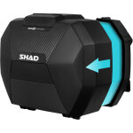 Shad sh38x carbon, ensemble de valises lat�rales