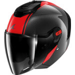 Shark rs jet carbon skin, casque  raction