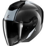 Shark rs jet carbon skin, casque  raction