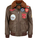 Top gun 20201007, veste en cuir