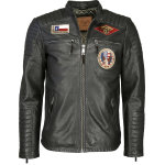 Top gun beef, veste en cuir