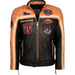 Top gun racing, veste en cuir