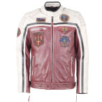 Top gun racing, veste en cuir