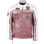 Top gun racing, veste en cuir