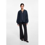 Blouse  carreaux avec un n?ud
