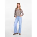 Blouse fronc�e manches volant�es