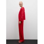Blouse semi - transparente en imprim fleuri