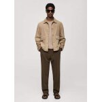 Blouson 100�% cuir daim poches