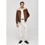 Blouson double face imitation mouton retourn�