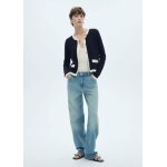 Cardigan bords contrastants