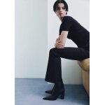Bottines pointues  talon