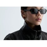 Boucles d?oreilles carres perles