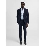 Chemise costume regular - fit coton rayures