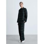Chemise pyjama carreaux flanelle