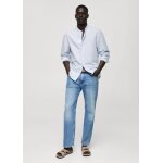 Chemise classic - fit lin col mao