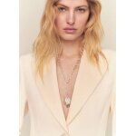 Collier cha�ne pendentif feuille