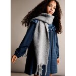 charpe en maille  franges