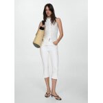 Jean capri fente latérale Jean capri fente latérale