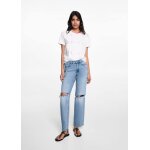 Jean droit taille normale d�chir�