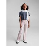 Jean flare � coutures d�coratives