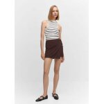 Jupe portefeuille � n?ud