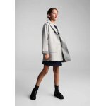 Manteau drap de laine poches