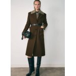 Manteau laine vierge poches