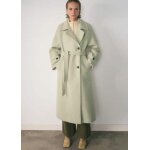 Manteau laine ceinture
