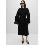 Manteau laine ceinture