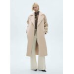 Manteau laine manteco maxi revers