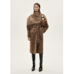 Manteau laine micro pied - de - poule