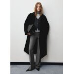 Manteau laine vierge col montant Manteau laine vierge col montant