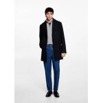 Long straight - fit coat