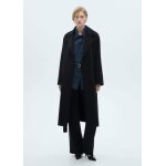 Manteau laine fait main ceinture