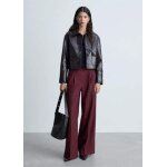Pantalon laine pinces wideleg