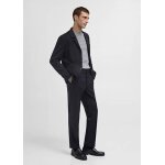 Pantalon costume laine slim - fit rayures