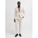 Pantalon costume slim - fit 100% lin