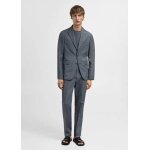 Pantalon costume slim - fit mlange de lin