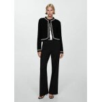 Pantalon droit maille point de rome Pantalon droit maille point de rome