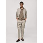 Pantalon slim - fit lyocell pinces