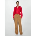 Pantalon fluide wideleg ceinture